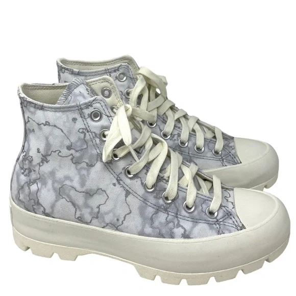 Converse Chuck Taylor All Star Lugged High Top Platform Gray Women  Size A02032C - Picture 2 of 9